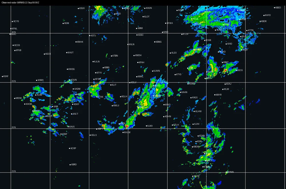 Observed radar
