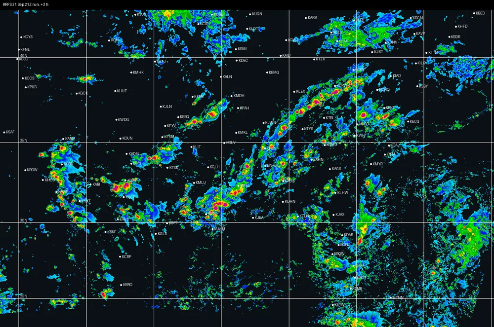 RRFS 21 Sep 21Z · +3 h